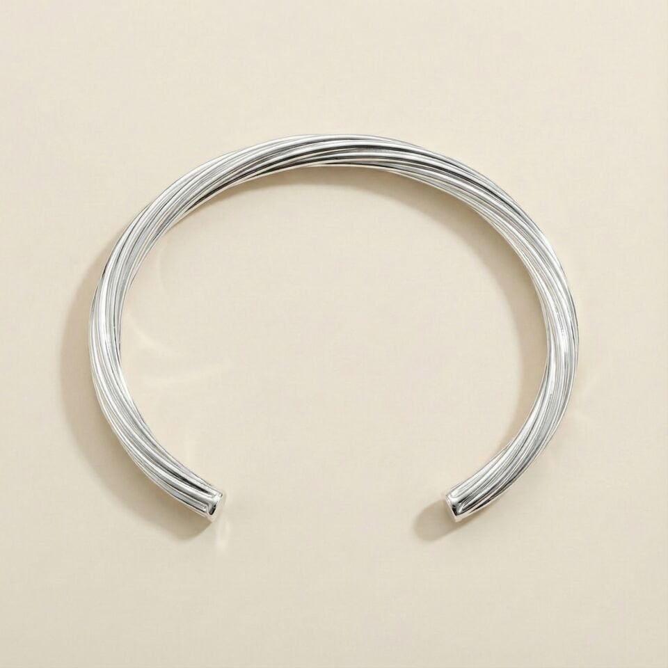 GÜMÜŞ İNCE HATLI ERKEK KELEPÇE