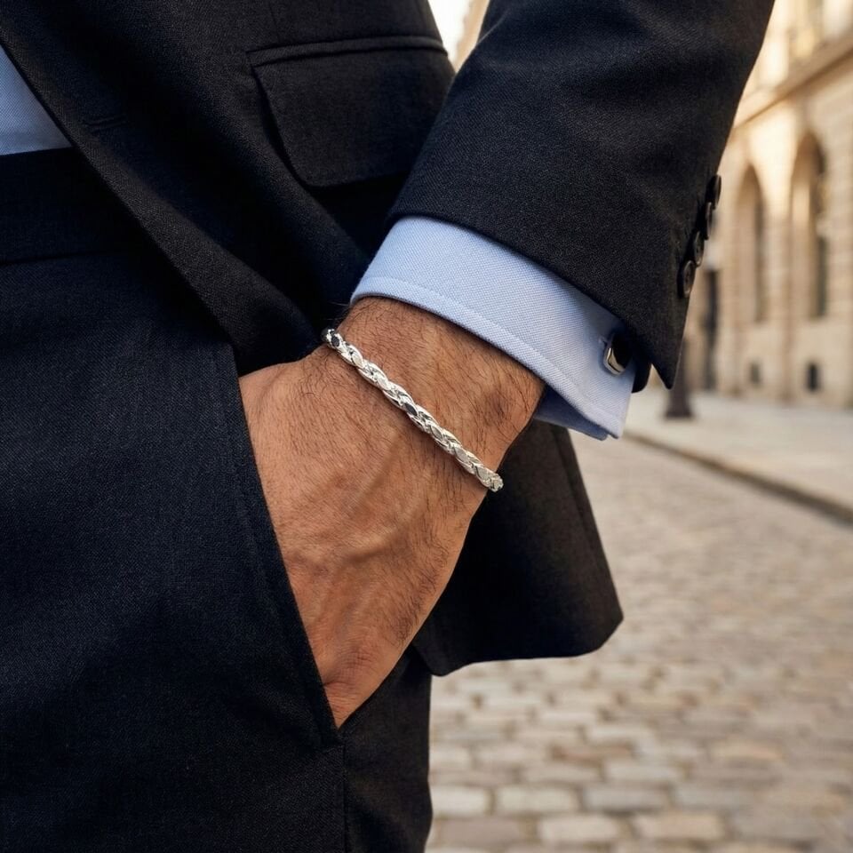 GÜMÜŞ EZME BURGU ERKEK KELEPÇE