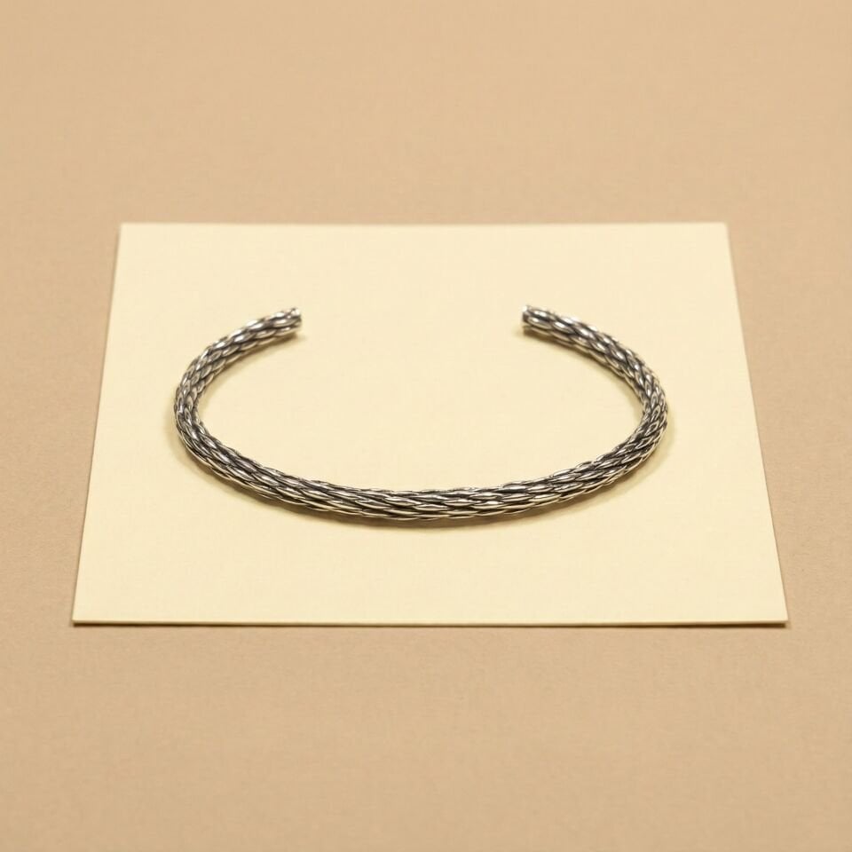 OKSİTLİ YILAN MOTİF ERKEK KELEPÇE